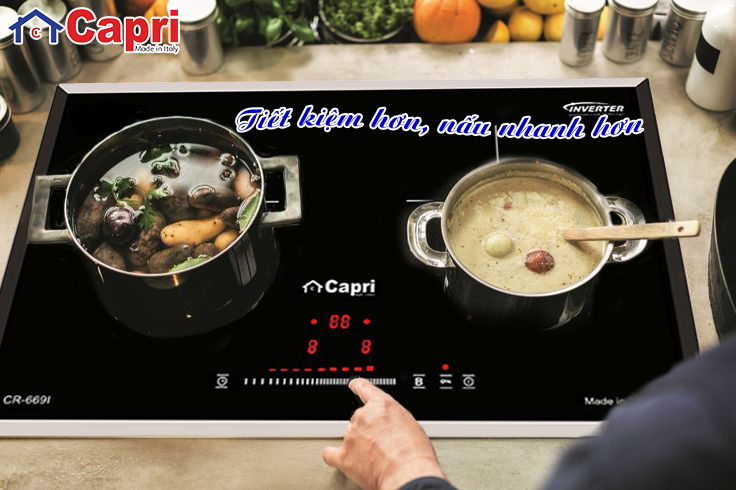 Bếp điện từ CR-669I với tiết kiệm điện 35%